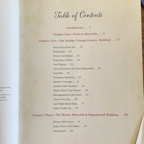 Rustic Chic Wedding 55 projects Book by Morgan Hill - Picture 3 of 7